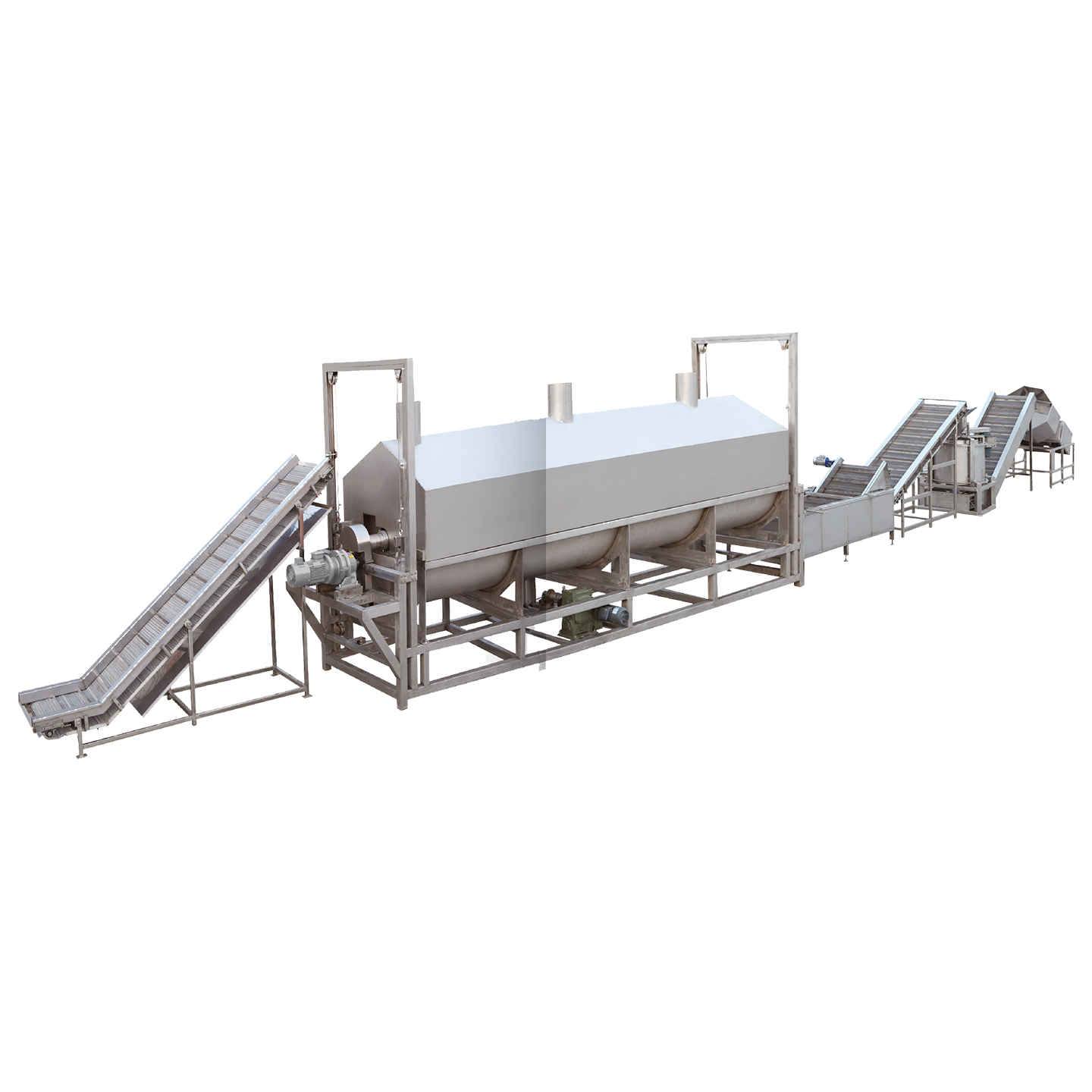 轉(zhuǎn)籠式油炸(蠶豆、青豆)生產(chǎn)線