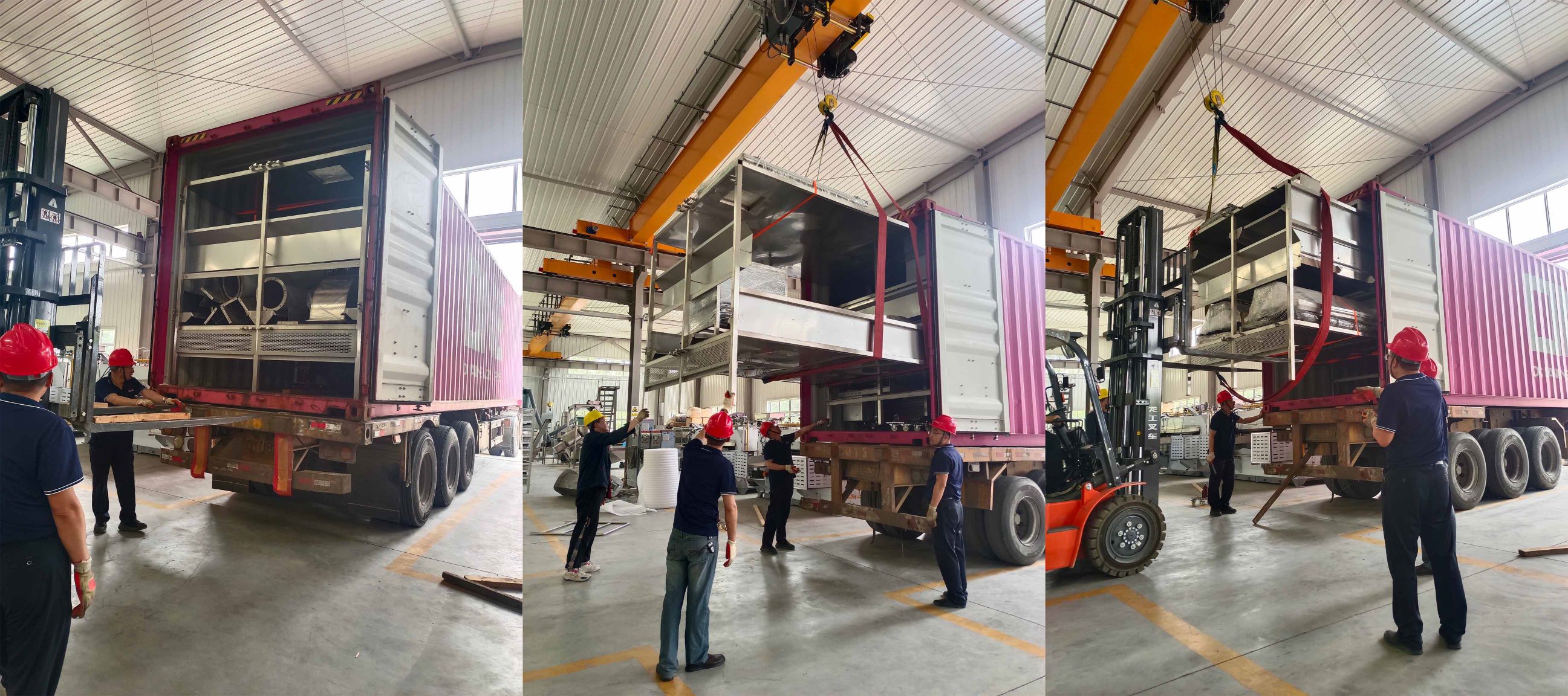 國外客戶集裝箱發(fā)貨：緊張忙碌，有序推進！